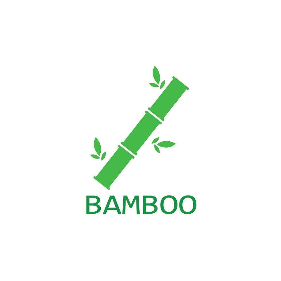 Grün Bambus Illustration Vektor, großartig zu verwenden zum dsigen Logo Aufkleber Emblem Etikette vektor