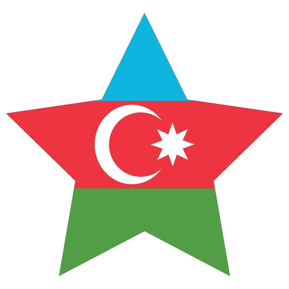 azerbaijan flagga design form. flagga av azerbaijan form vektor