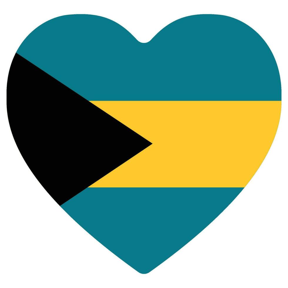 Bahamas Flagge Form. Flagge von Bahamas Design gestalten vektor