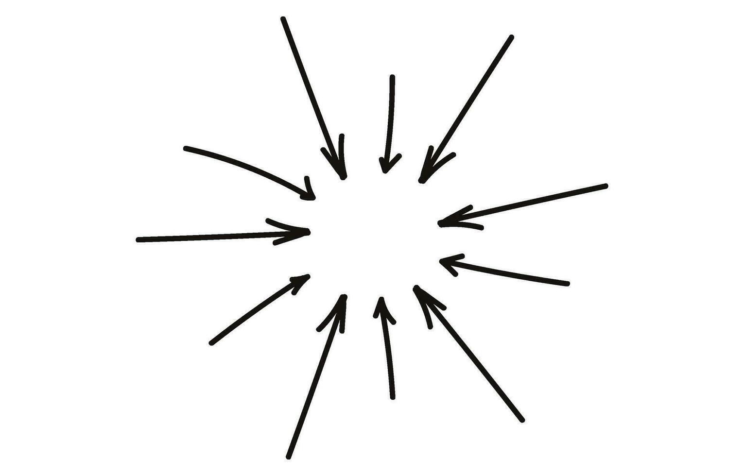 Gekritzel Spiral- Pfeile Symbol. Design schrullig Twist Zickzack- Linie, Frühling Spule, Kurve Welle. Vektor Illustration