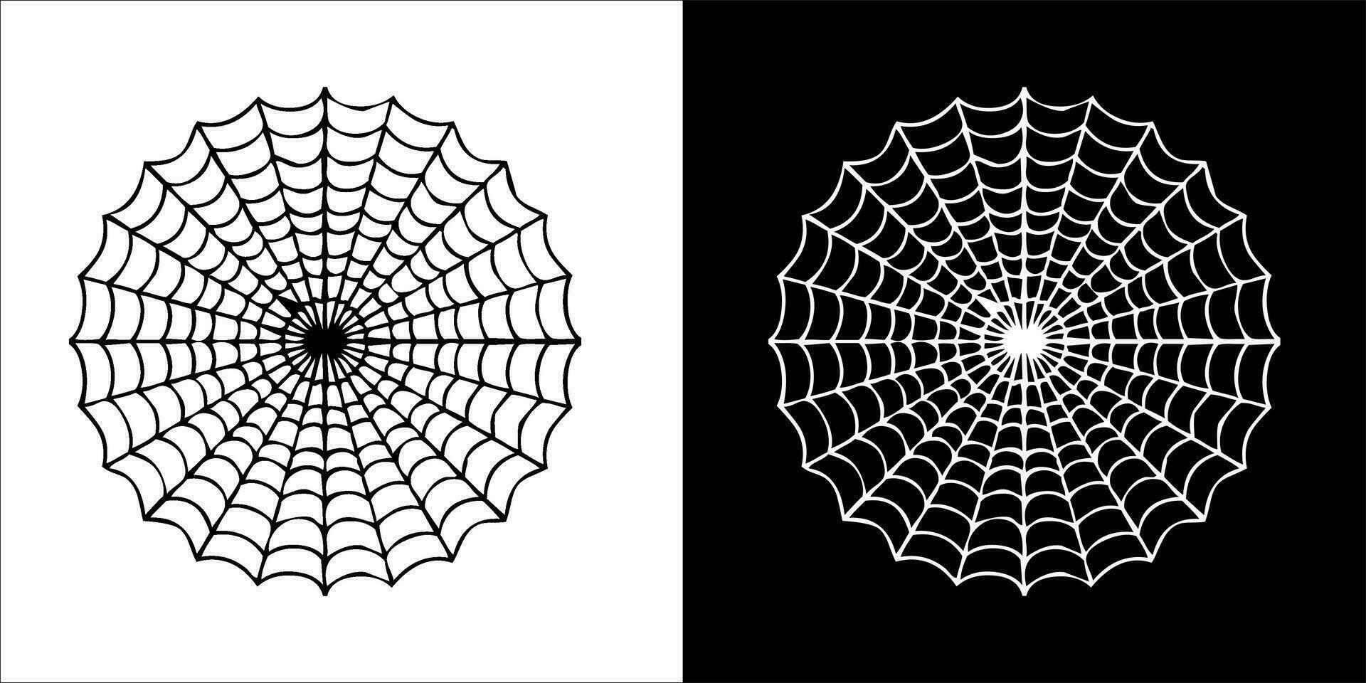 illustration, vektor grafisk av Spindel ikon, i svart och vit, med transparent bakgrund