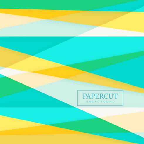 Papercut-bunter Formhintergrundvektor vektor