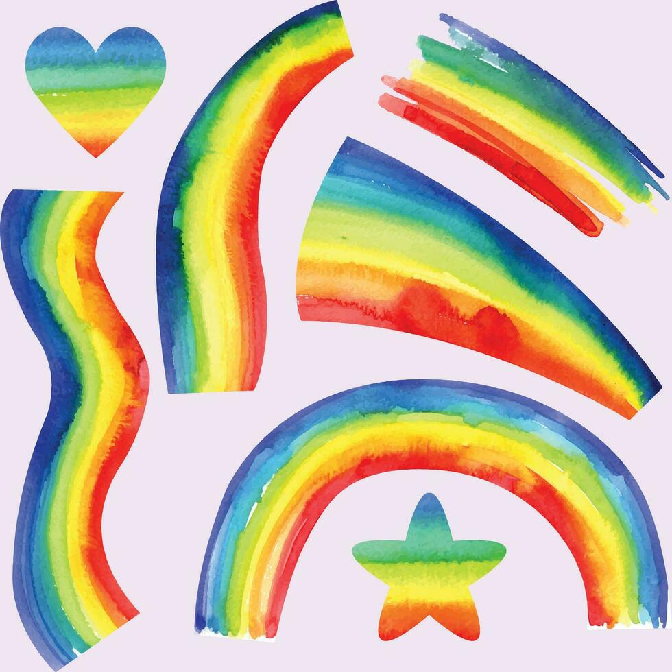 bunt Regenbogen Stolz Monat Vektor Hintergrund. Mensch Rechte Vielfalt Konzept. lgbt Individualität Kunst Veranstaltung Banner Design. Vektor Illustration.