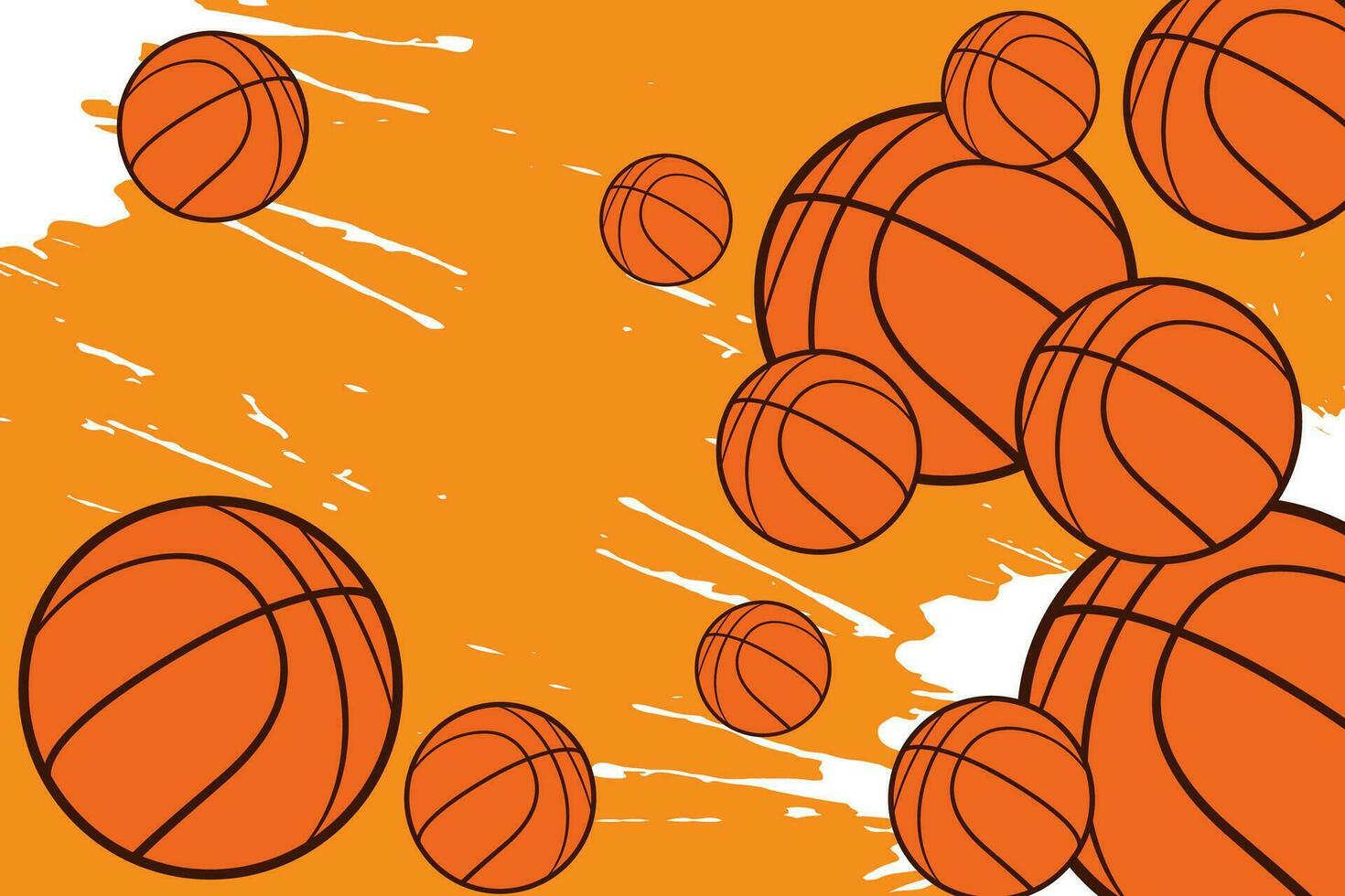 ein Vektor Illustration von ein Basketball Turnier Konzept. eps 10. Datei enthält Transparentfolien.