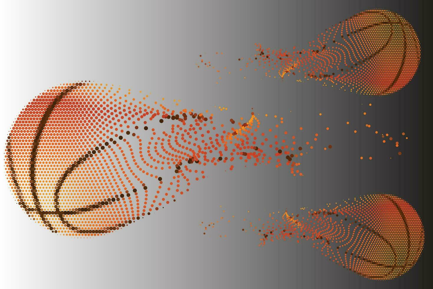 en vektor illustration av en basketboll turnering begrepp. eps 10. fil innehåller OH-film.