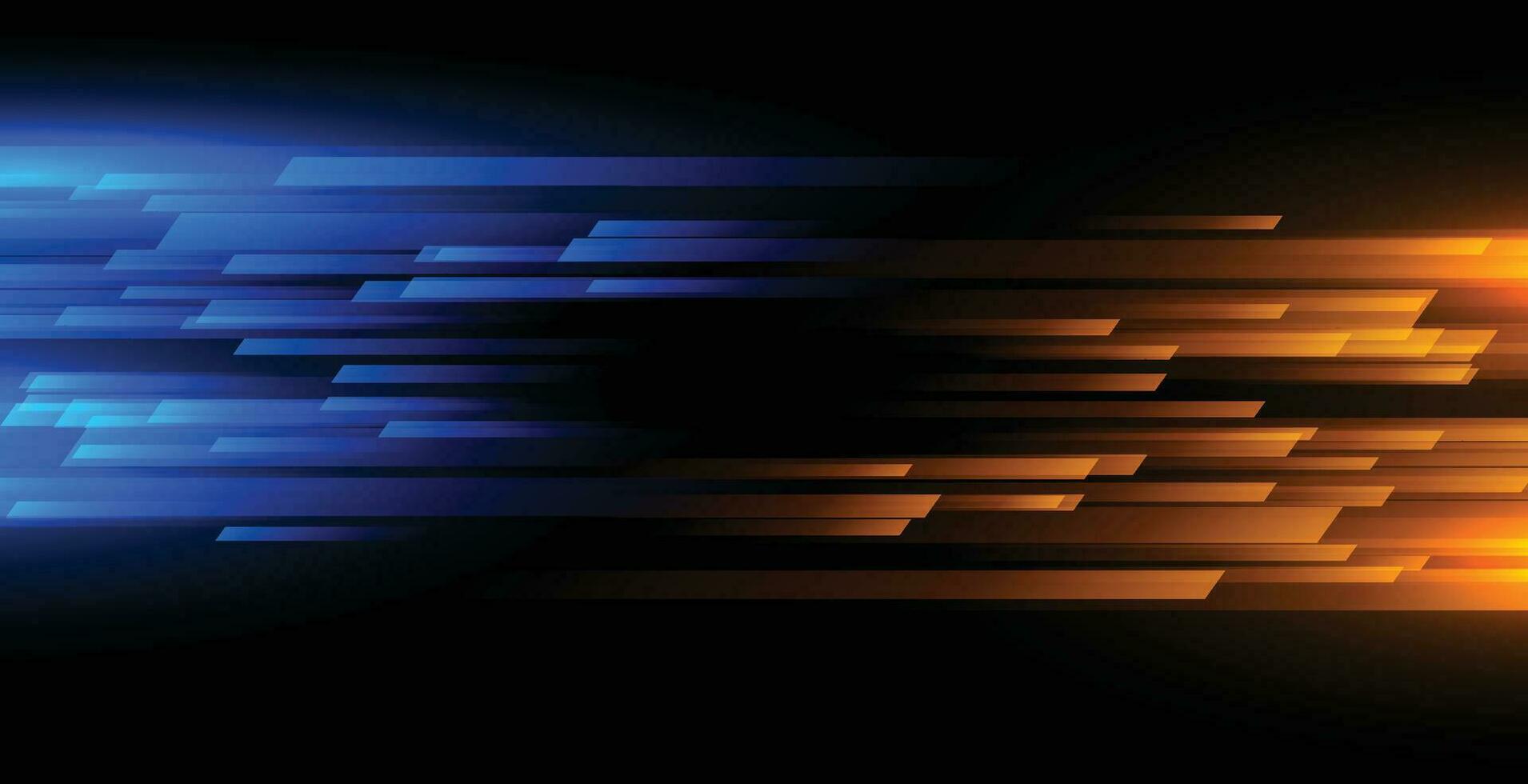 moderner abstrakter Hochgeschwindigkeits-Lichteffekt. abstrakter hintergrund mit gebogenen lichtstrahlen. technologie futuristische dynamische bewegung. Bewegungsmuster für Banner- oder Posterdesign-Hintergrundkonzept. vektor