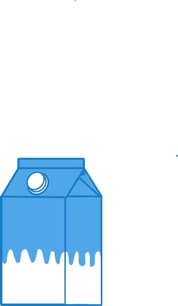 färsk mjölk tecknad serie vektor illustration. passa för mat och dryck företag ändamål.