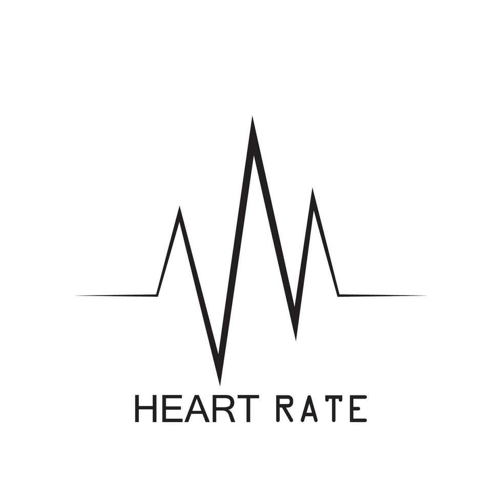 Heartbeat Puls Symbol Vektor Illustration Logo Vorlage