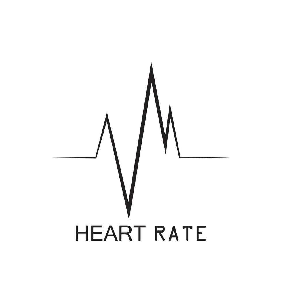 Heartbeat Puls Symbol Vektor Illustration Logo Vorlage