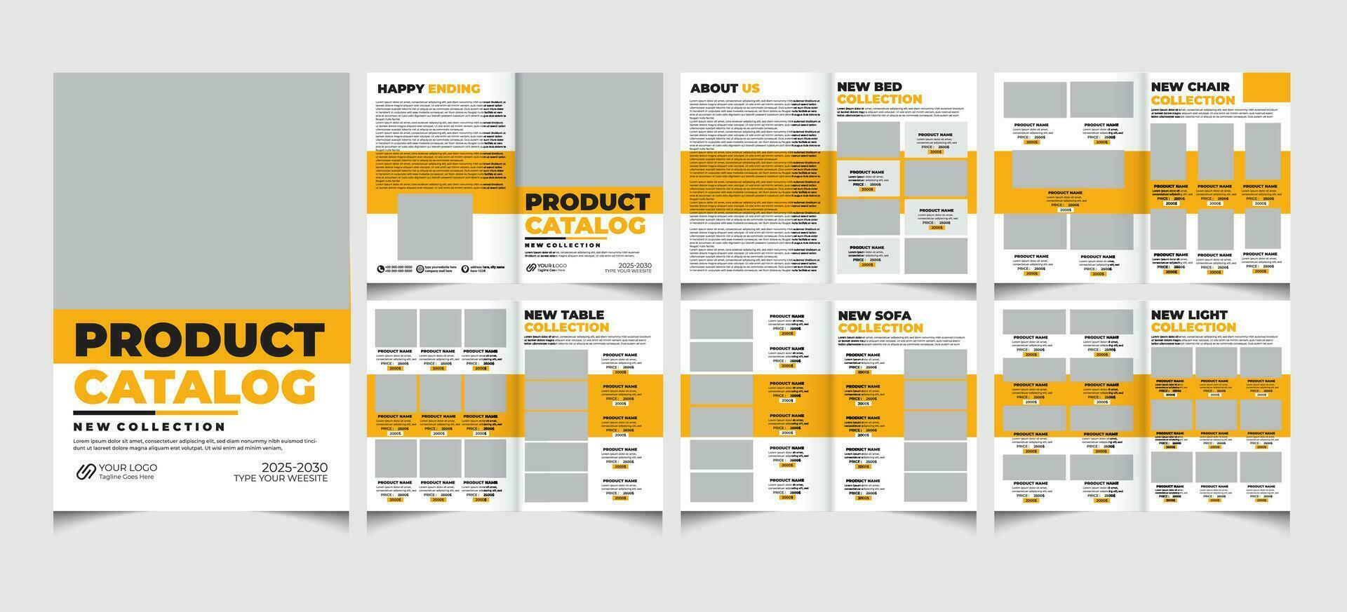 produkt katalog och katalog mall.katalog design. vektor