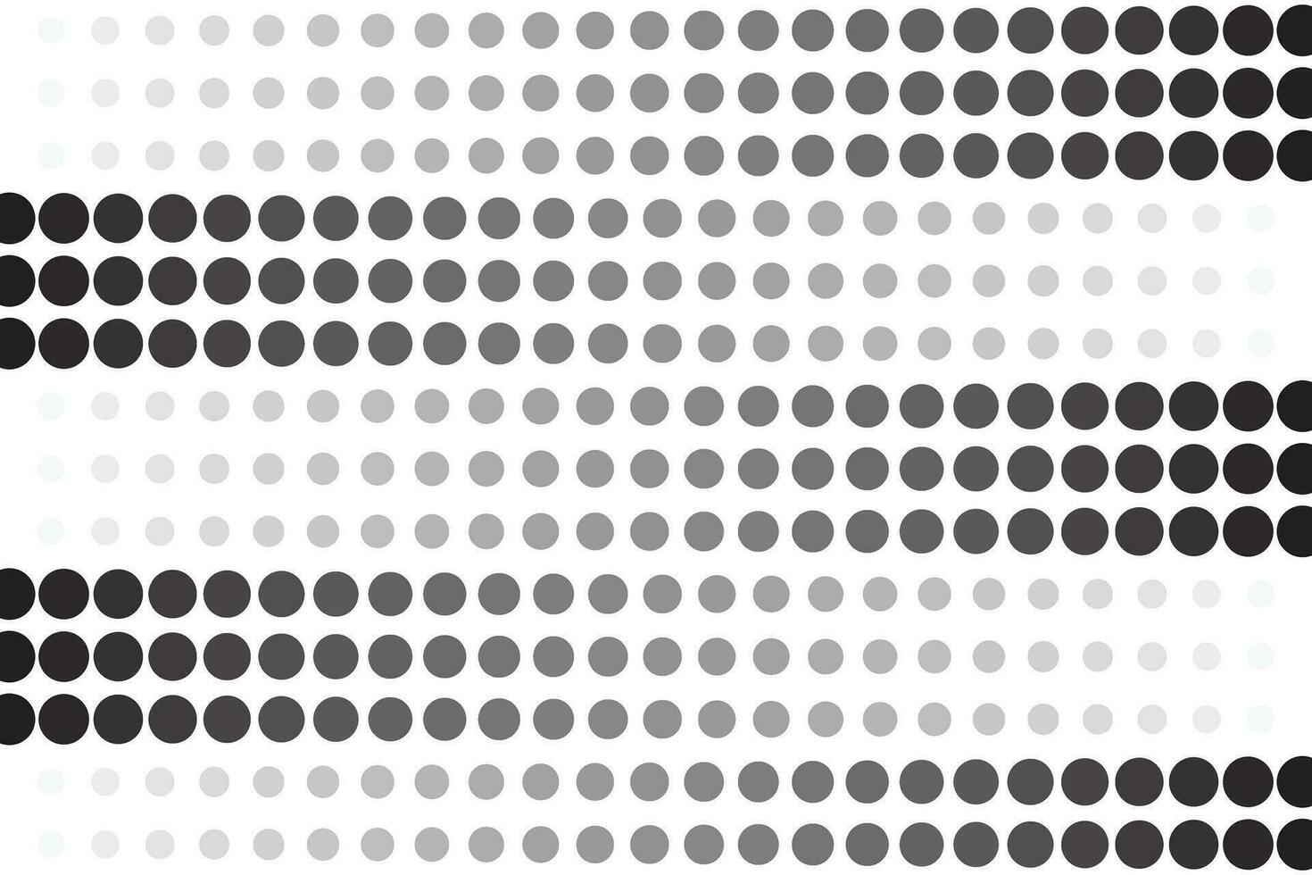 modern einfach abstrakt Nahtlos Polka Punkt Hälfte Ton schwarz und Weiß Farbe Muster vektor