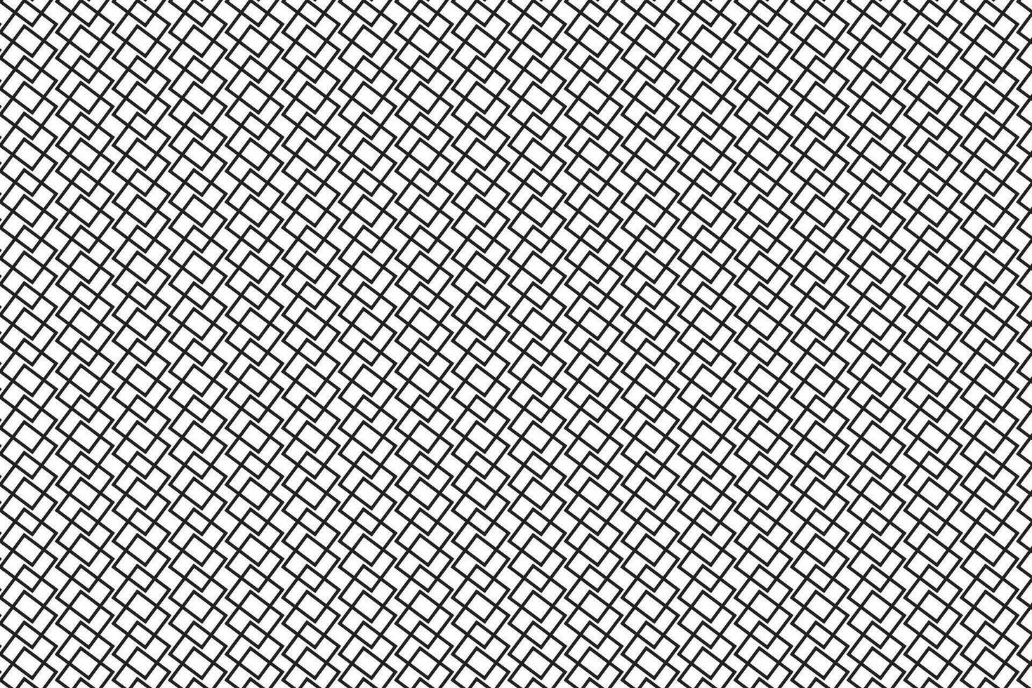 enkel modern abstrakt sömlös svart Färg fyrkant mönster på vit bakgrund vektor