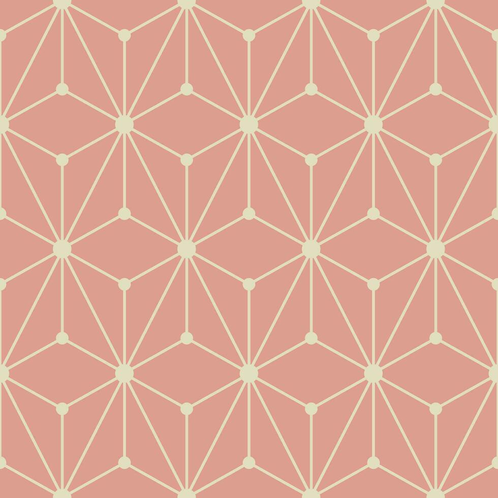 vintage art deco nahtloses muster. Strichzeichnungen geometrische Goldformen. moderne Ornamente-Vektor-Illustration. gatsby retro eleganter hintergrund für stoff, tapeten oder verpackung vektor