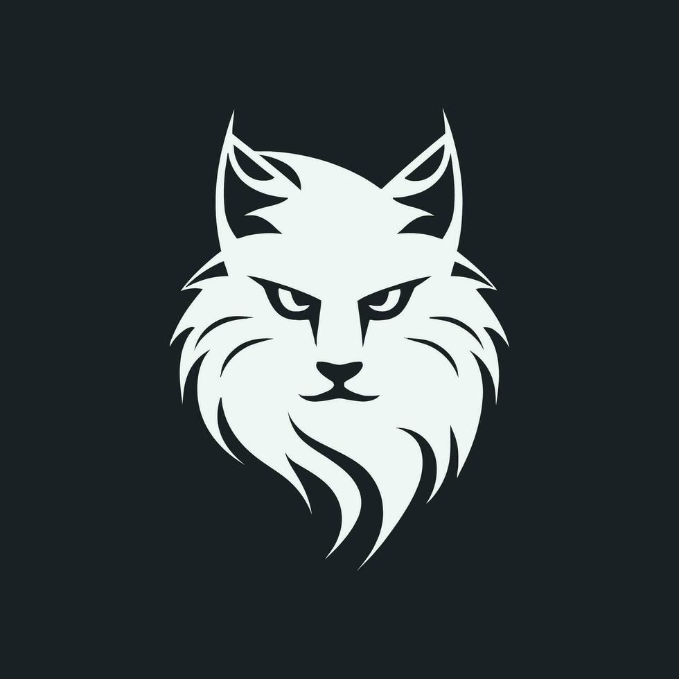 Katze Logo Illustration Vektor Design