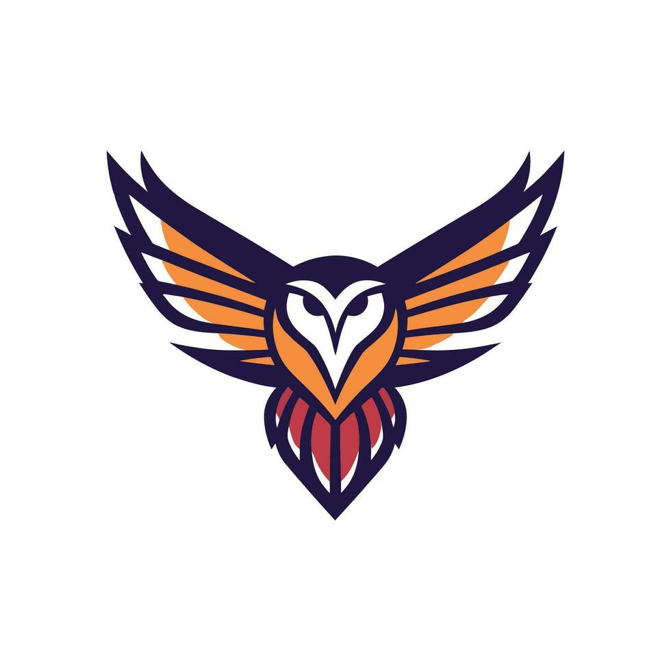 Falke, Adler, Falke Vogel Logo Illustration Vektor Design