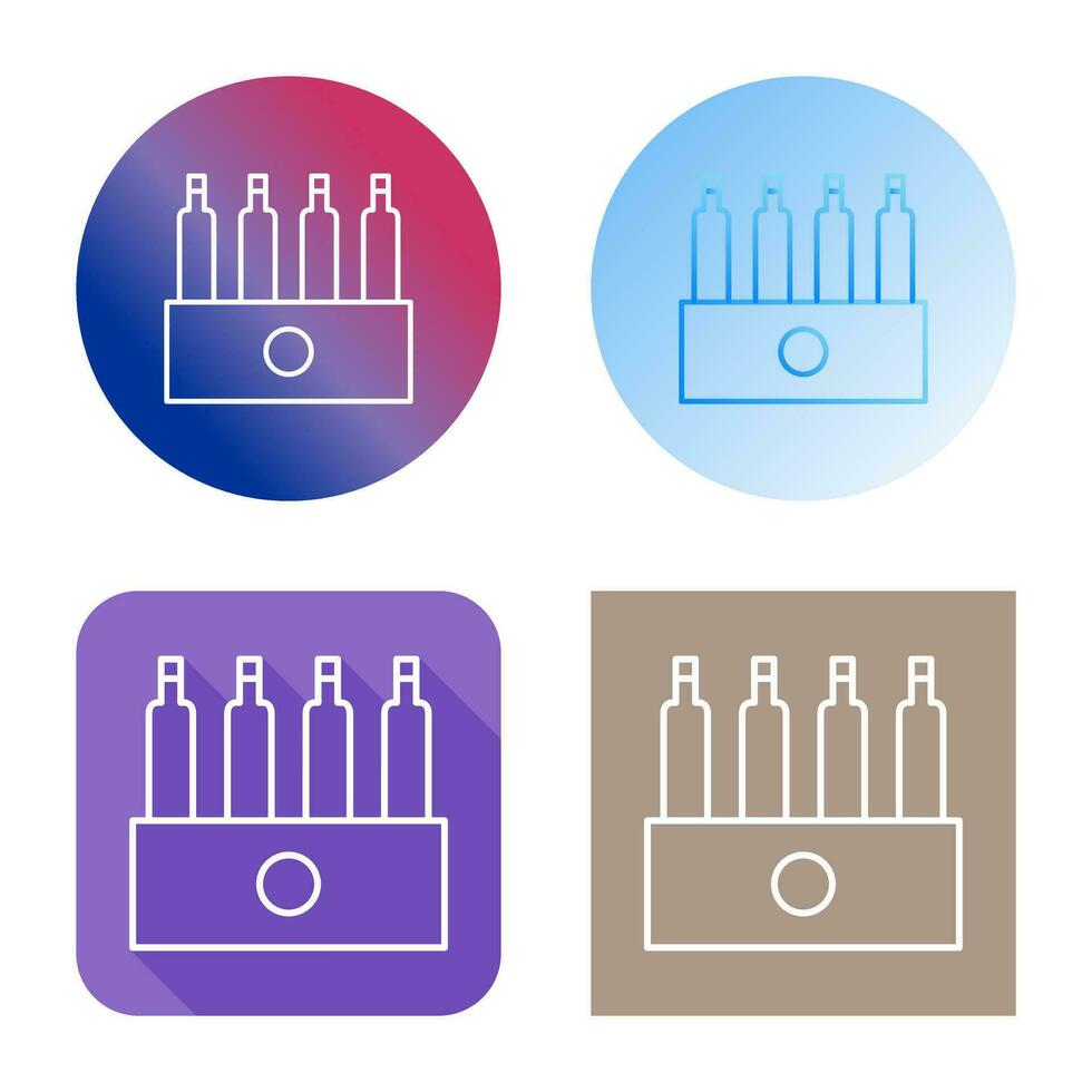 Einzigartige Packung Biervektorsymbol vektor