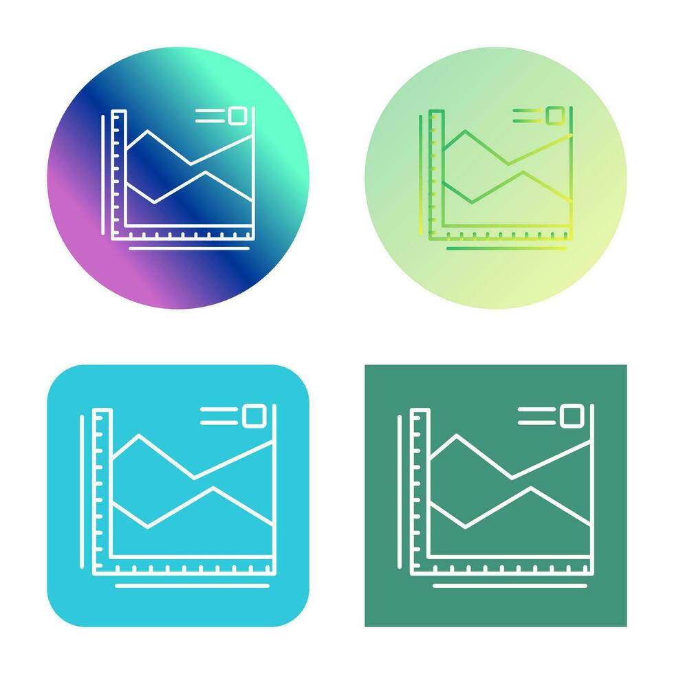 spline Diagram vektor ikon