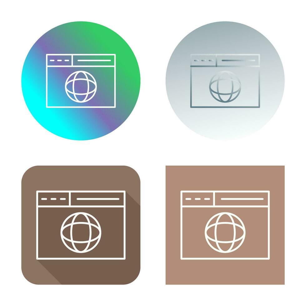 Vektorsymbol für Webseiten vektor