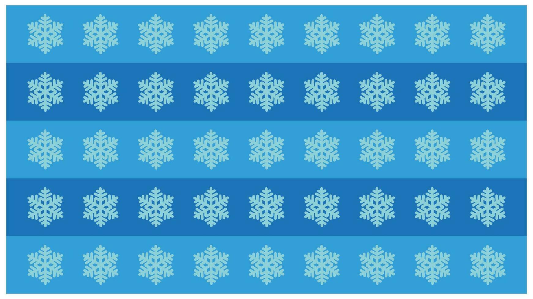 sömlös mönster med snöflingor på en blå bakgrund. abstrakt bakgrund med en geometrisk mönster i de form av snöflingor vektor