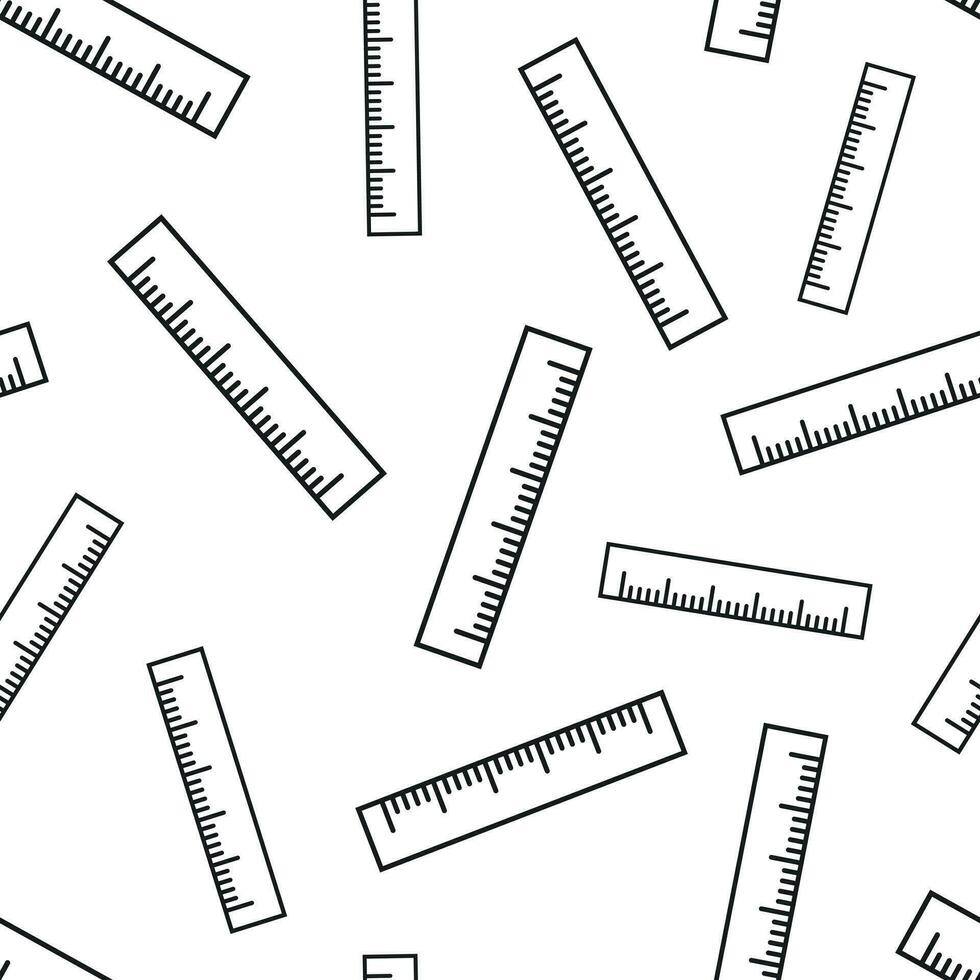 linjal sömlös mönster bakgrund. företag platt vektor illustration. linjal meter tecken symbol mönster.