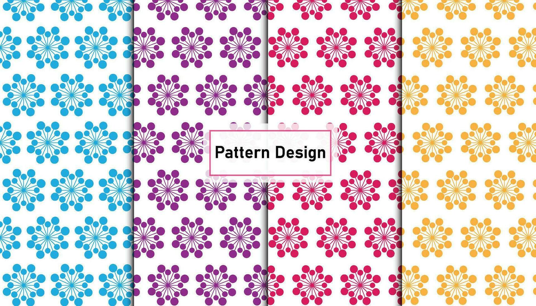 blomma mönster design uppsättning . proffs vektor .