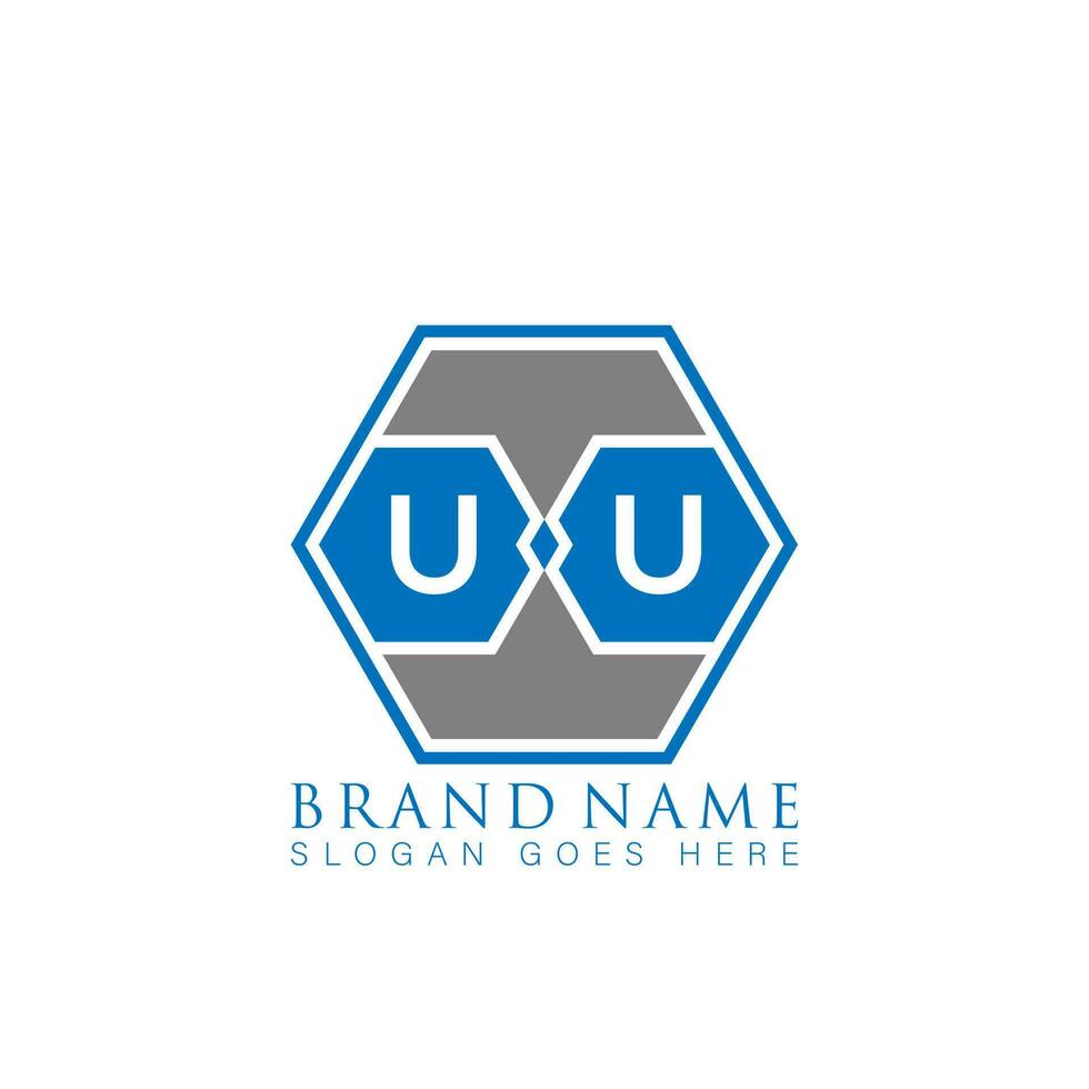 uu kreativ minimalistisch Brief Logo. uu einzigartig modern eben abstrakt Vektor Brief Logo Design.