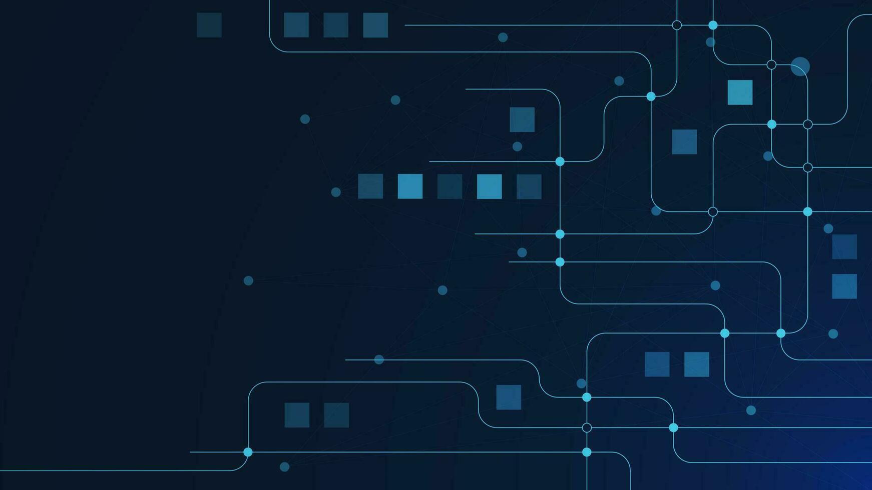 abstrakt geometrisch mit verbinden Linien und Punkte. groß Daten Visualisierung, global Vernetzung und Digital Kommunikation Technologie Hintergrund. Vektor Illustration.