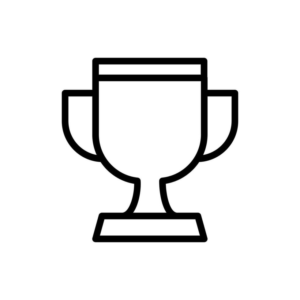 Trophäe Symbol Vektor Symbol Trophäe Gewinner