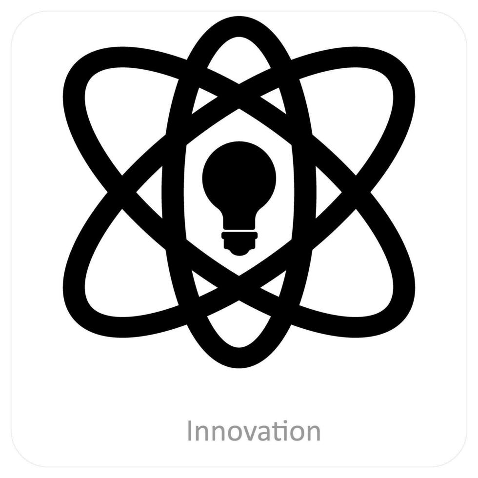 Innovation und Idee Symbol Konzept vektor