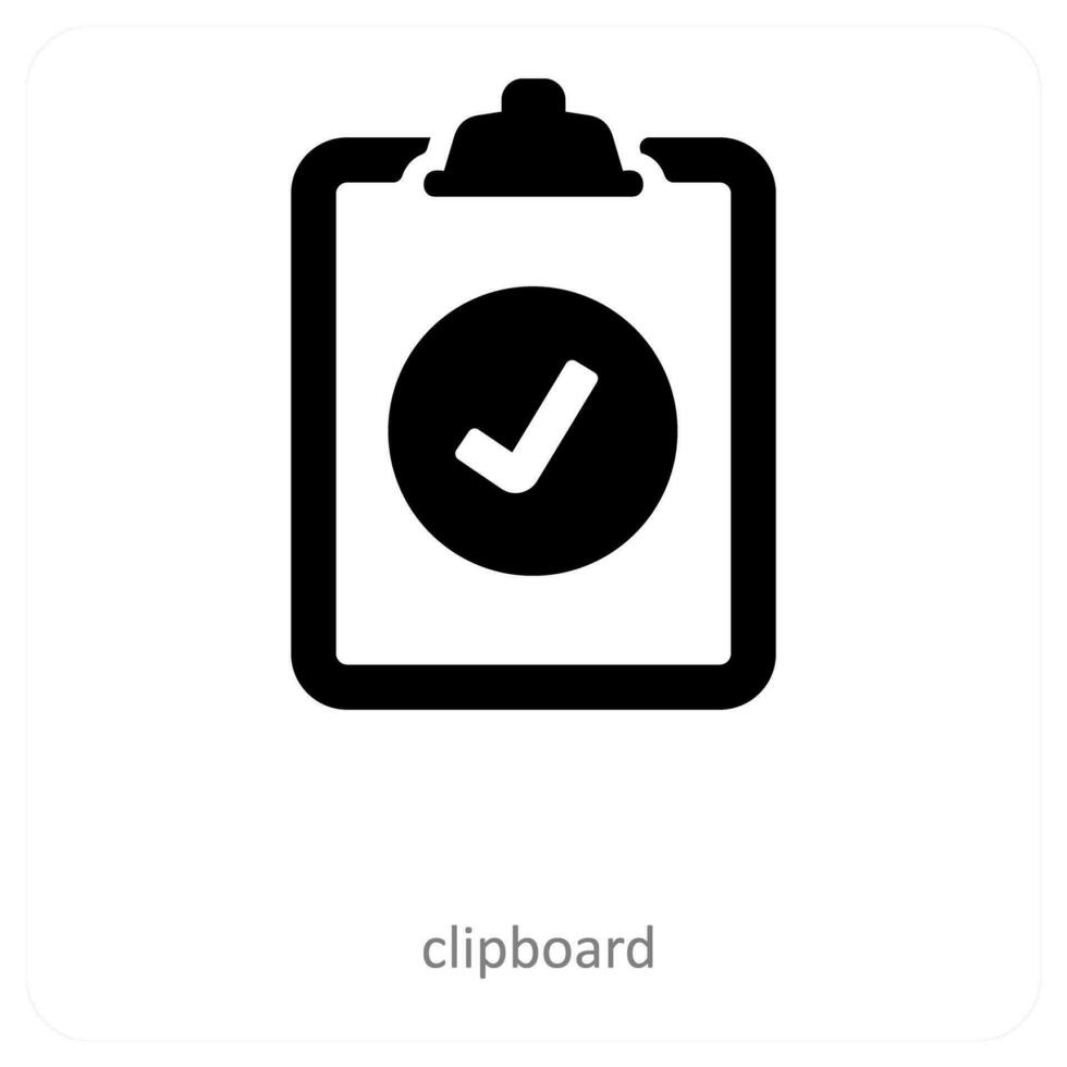 Urklipp och dokumentera ikon begrepp vektor
