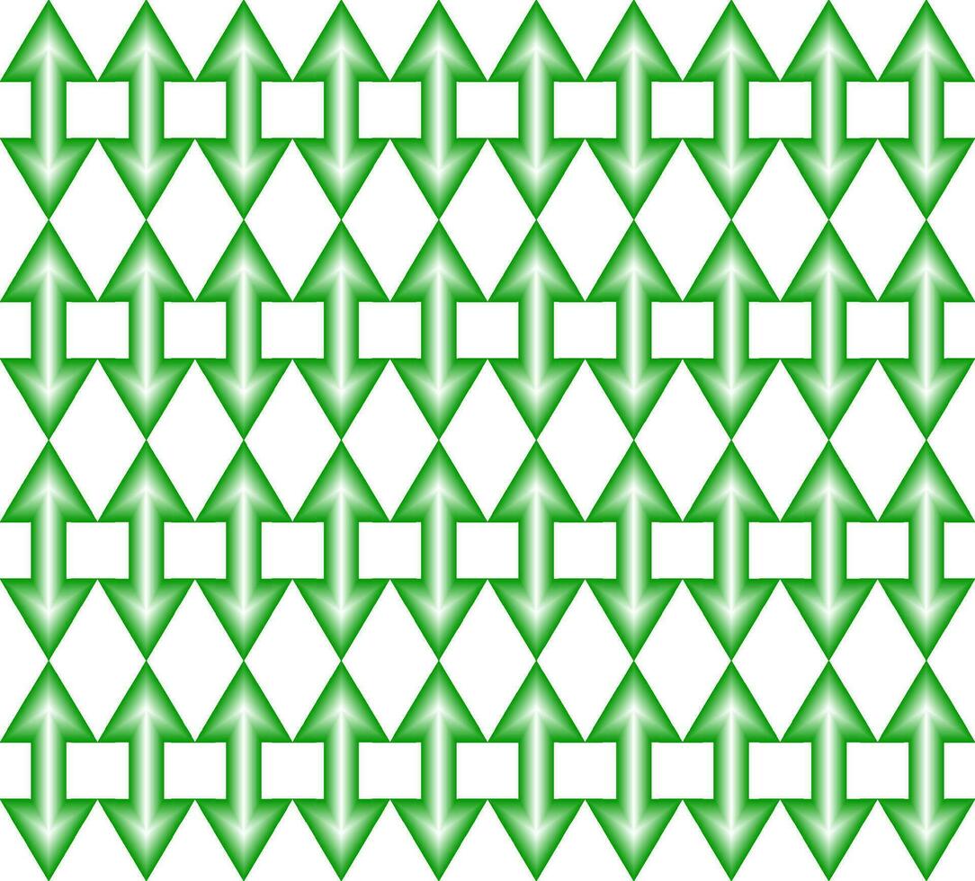 nahtlos geomatrisch Vektor Hintergrund Muster im Grün