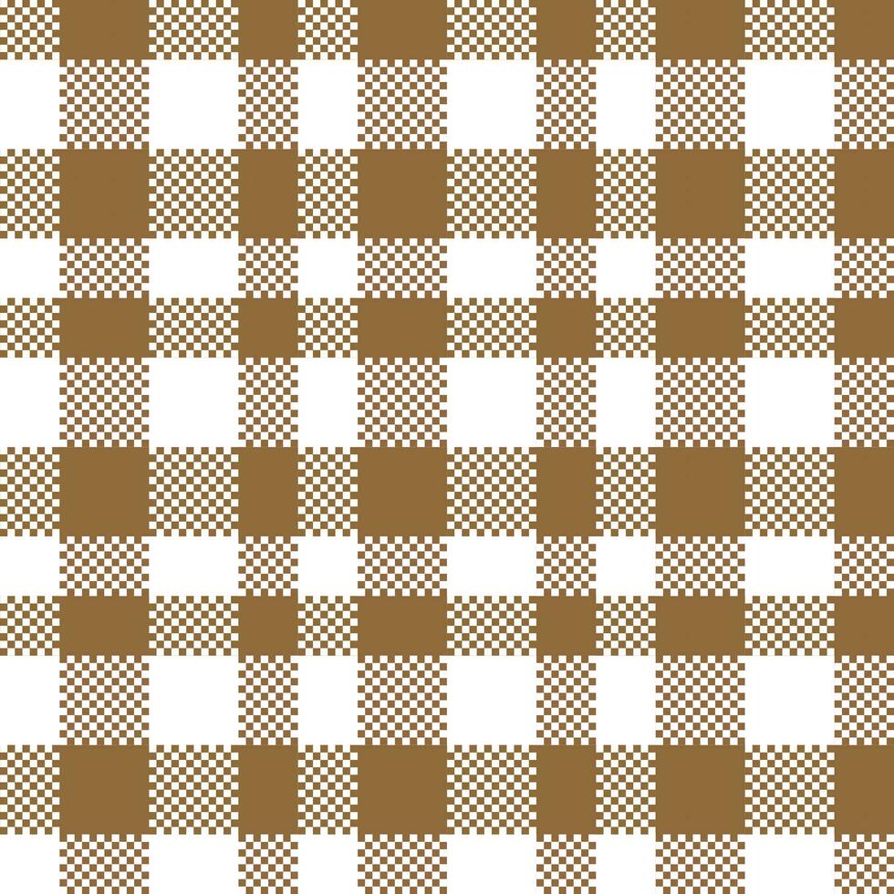 skott tartan pläd sömlös mönster, traditionell skott rutig bakgrund. traditionell skott vävd tyg. skogsarbetare skjorta flanell textil. mönster bricka swatch ingår. vektor