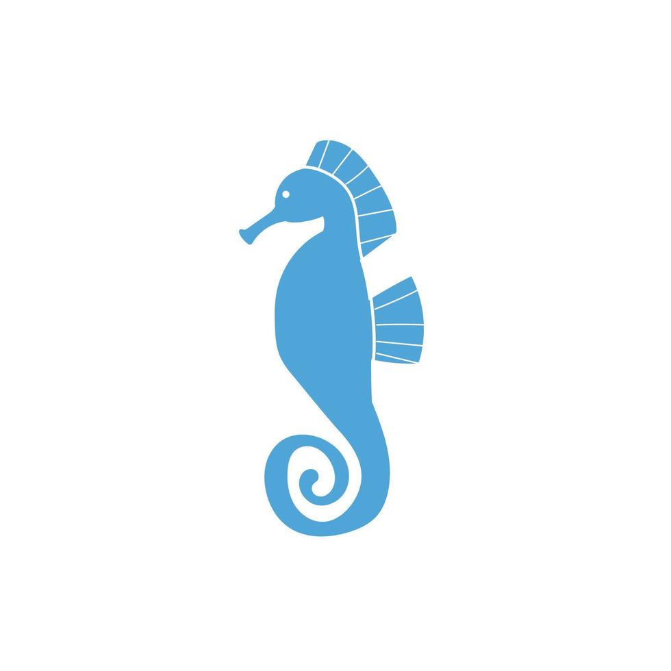 sjöhästliv djur isolerade ikon vektor