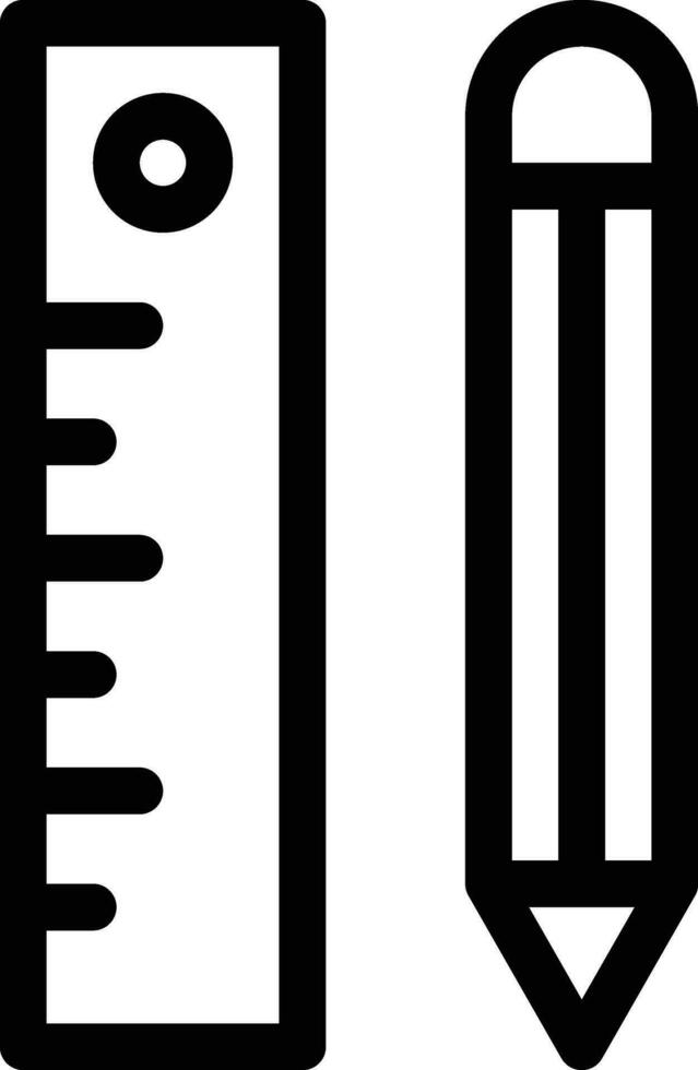 Bleistift Linie Symbol zum herunterladen vektor