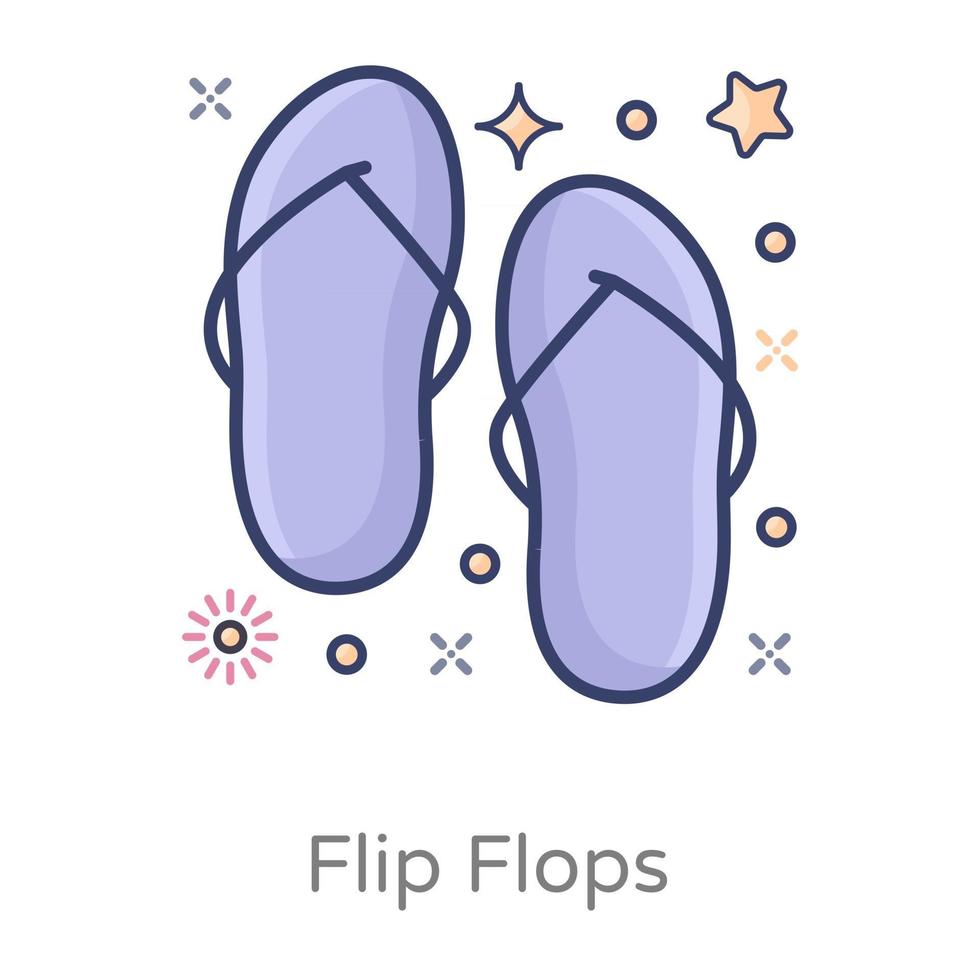 Flip-Flops-Design vektor