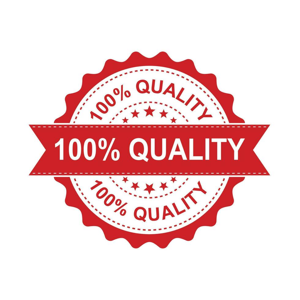 100 kvalitet grunge sudd stämpel. vektor illustration på vit bakgrund. företag begrepp 100 procent kvalitet stämpel piktogram.