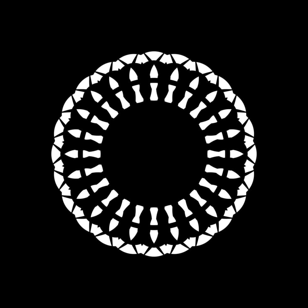 dekorativ motiv mönster, konstnärlig cirkelformad, modern samtida mandala, för dekoration, bakgrund, dekoration eller grafisk design element. vektor illustration