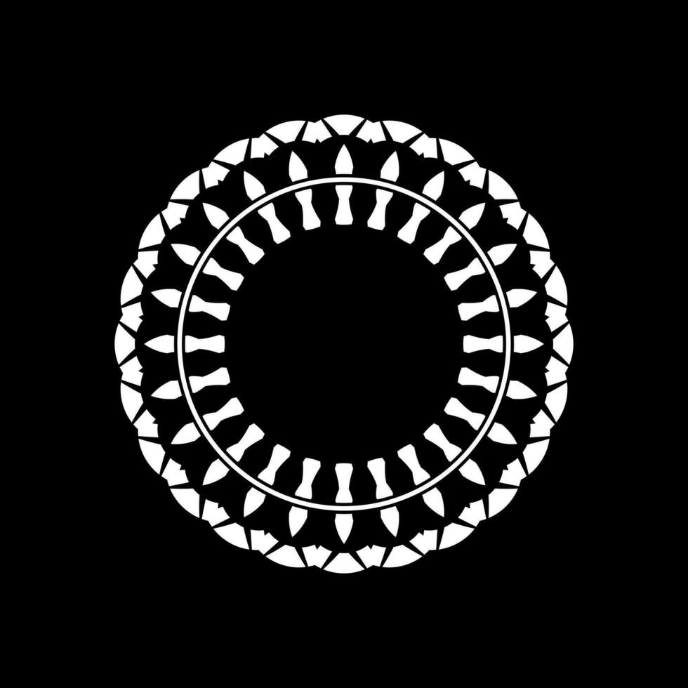 dekorativ motiv mönster, konstnärlig cirkelformad, modern samtida mandala, för dekoration, bakgrund, dekoration eller grafisk design element. vektor illustration