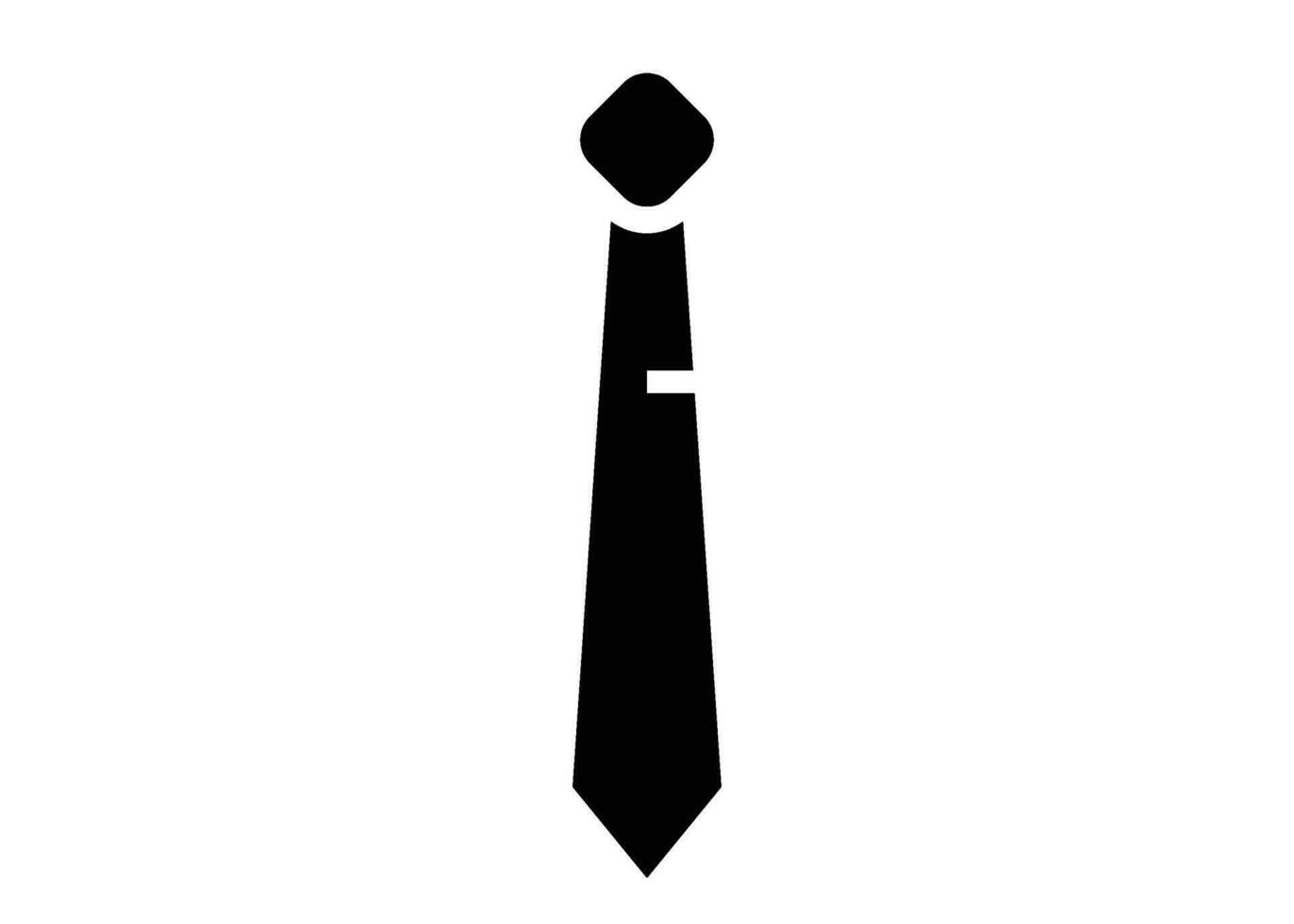Krawatte Symbol Clip Art Design Vorlage isoliert vektor