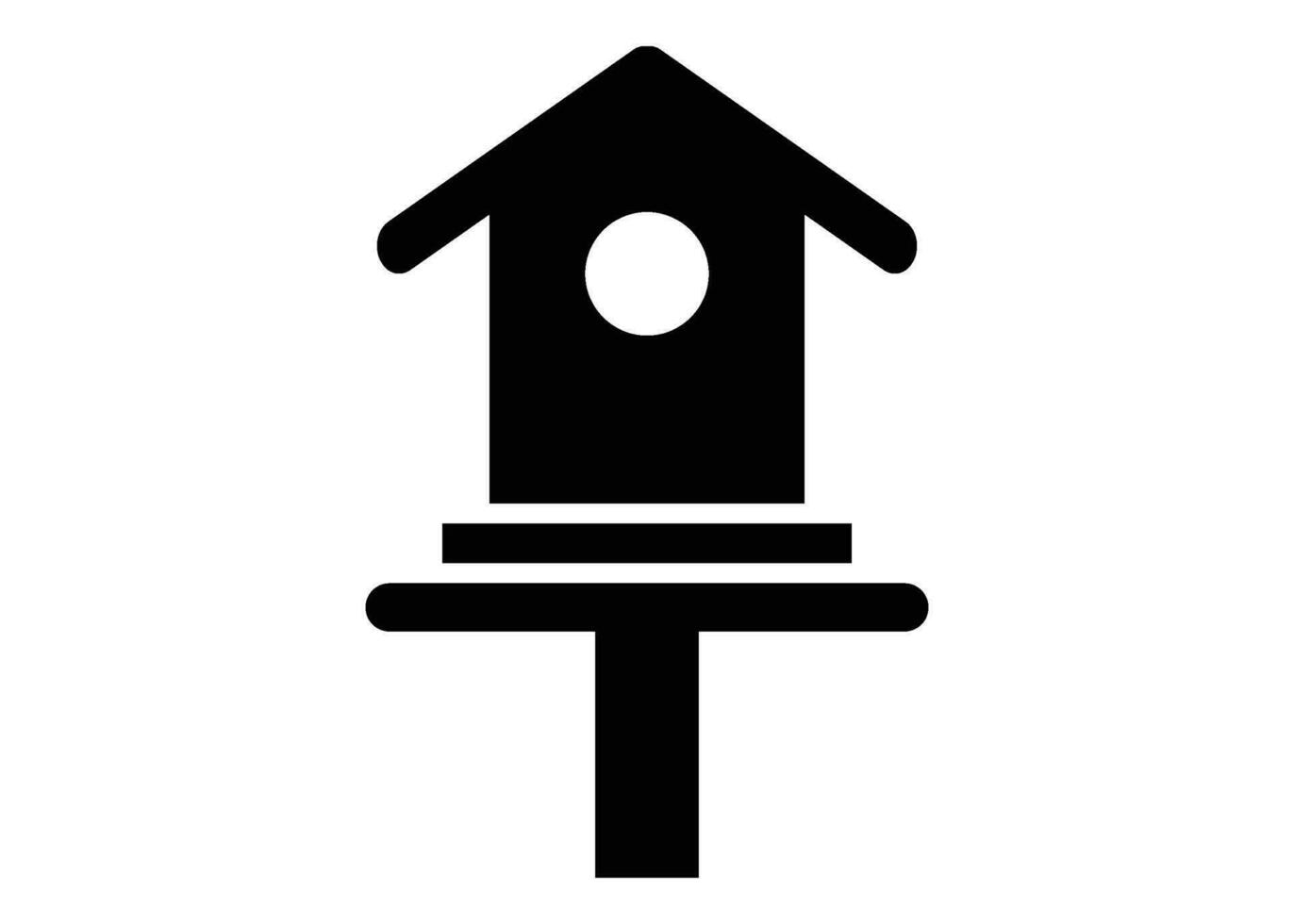 Haustier Haus Symbol Silhouette Design Illustration isoliert vektor