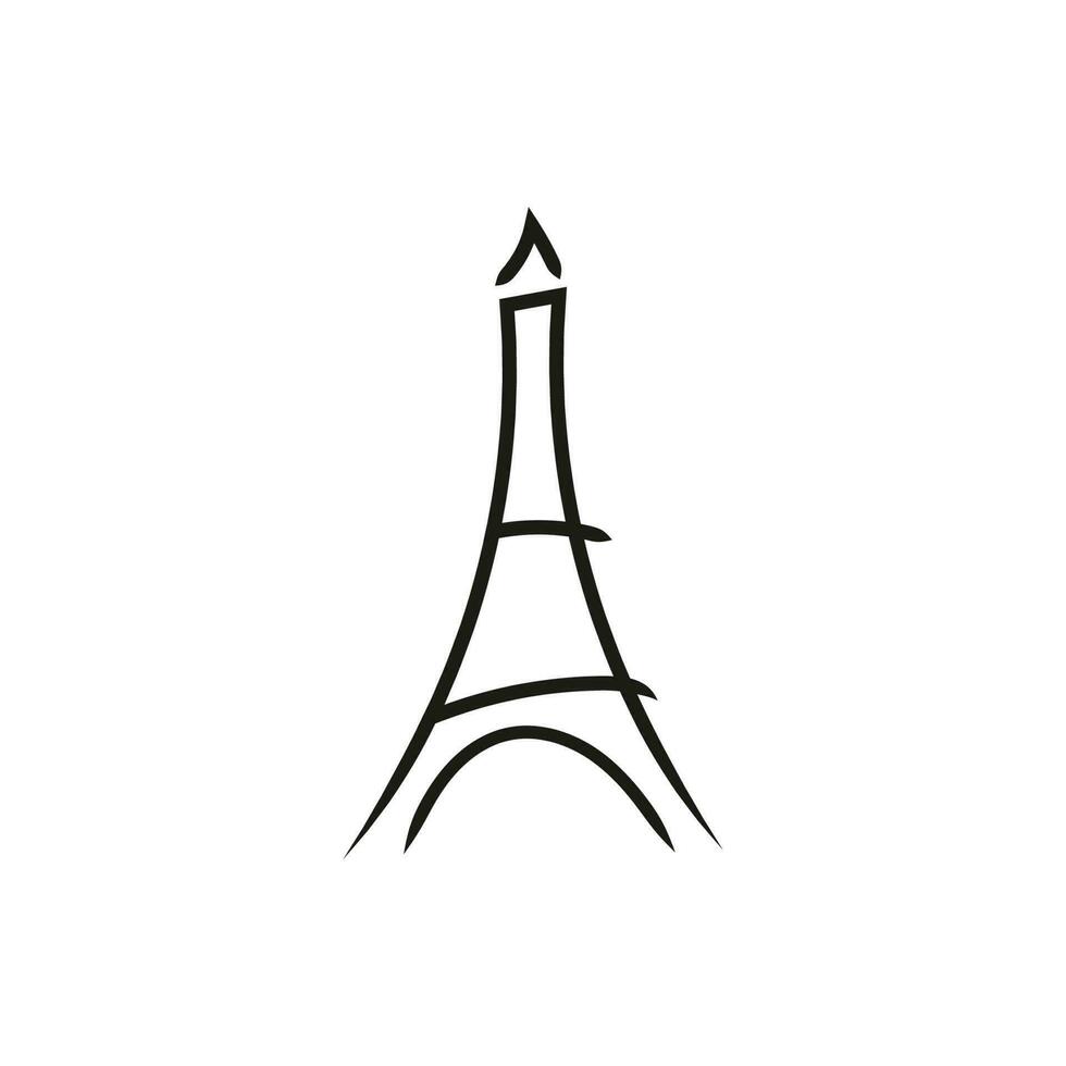 paris logotyp mall, design vektor illustration