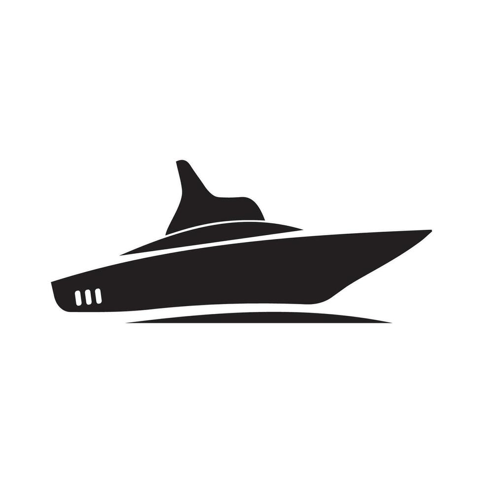 isolerat Yacht ikon bild. vektor illustration design