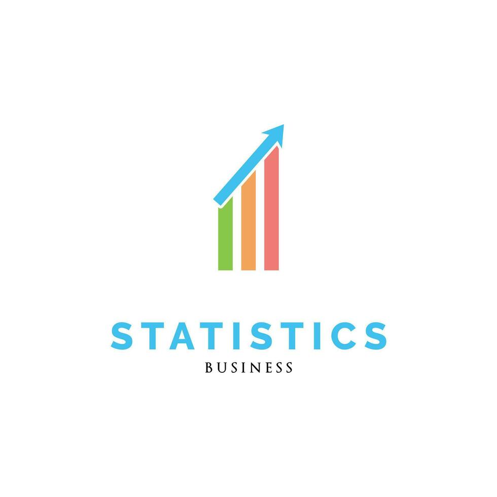 Statistik Symbol Logo Design Vorlage vektor