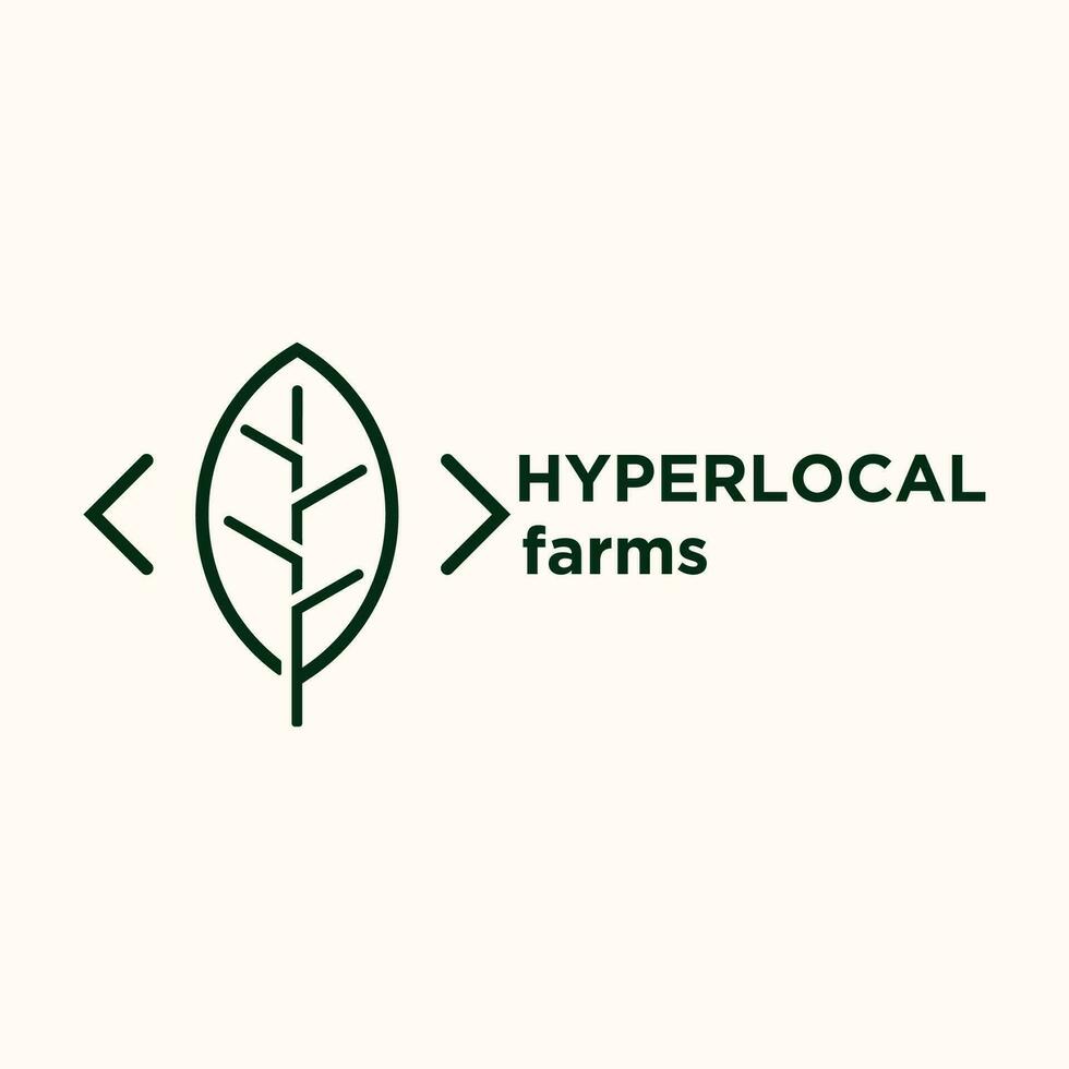 lantbruk hyperlokal bruka vektor logotyp mall. detta design använda sig av plats eller Karta symbol. lämplig för natur eller miljö.