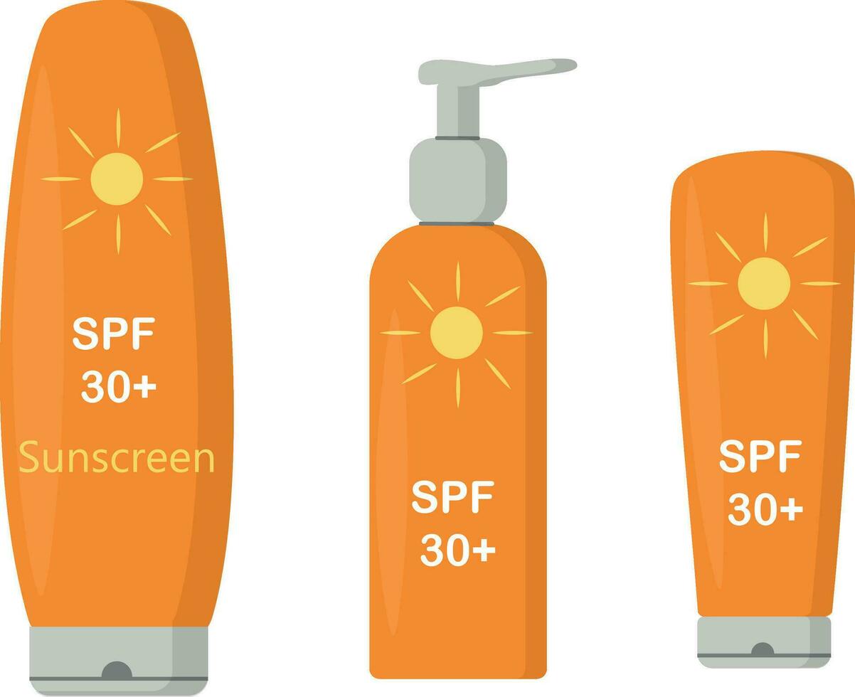 spf Solskydd Solskydd hud vård vektor