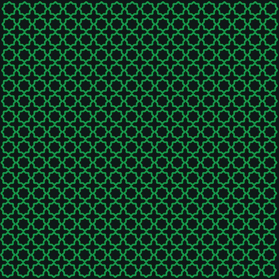 grön islamic mönster bakgrund. vektor