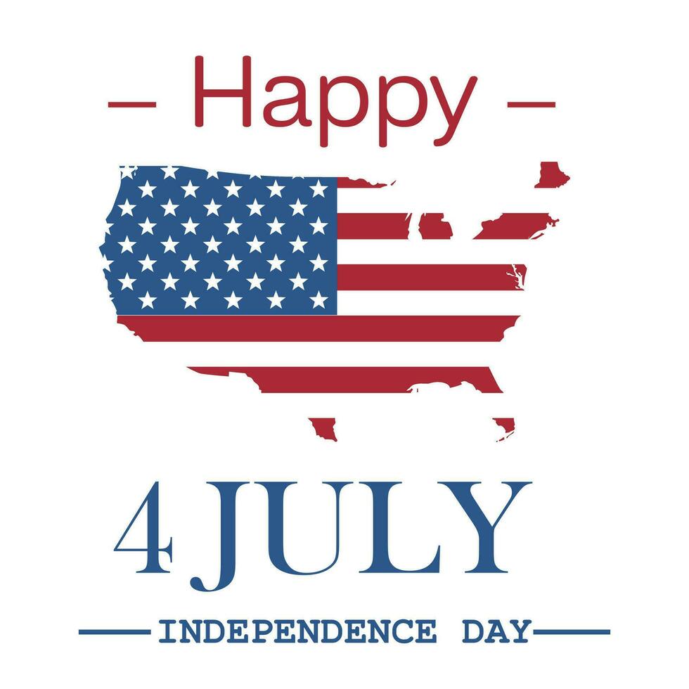 vereinigt Zustände Flagge. Vektor Illustration., das amerikanisch Flagge, Amerika Unabhängigkeit Tag, glücklich Unabhängigkeit Tag, 4 .. Juli, glücklich Tag, unvergesslich Moment,