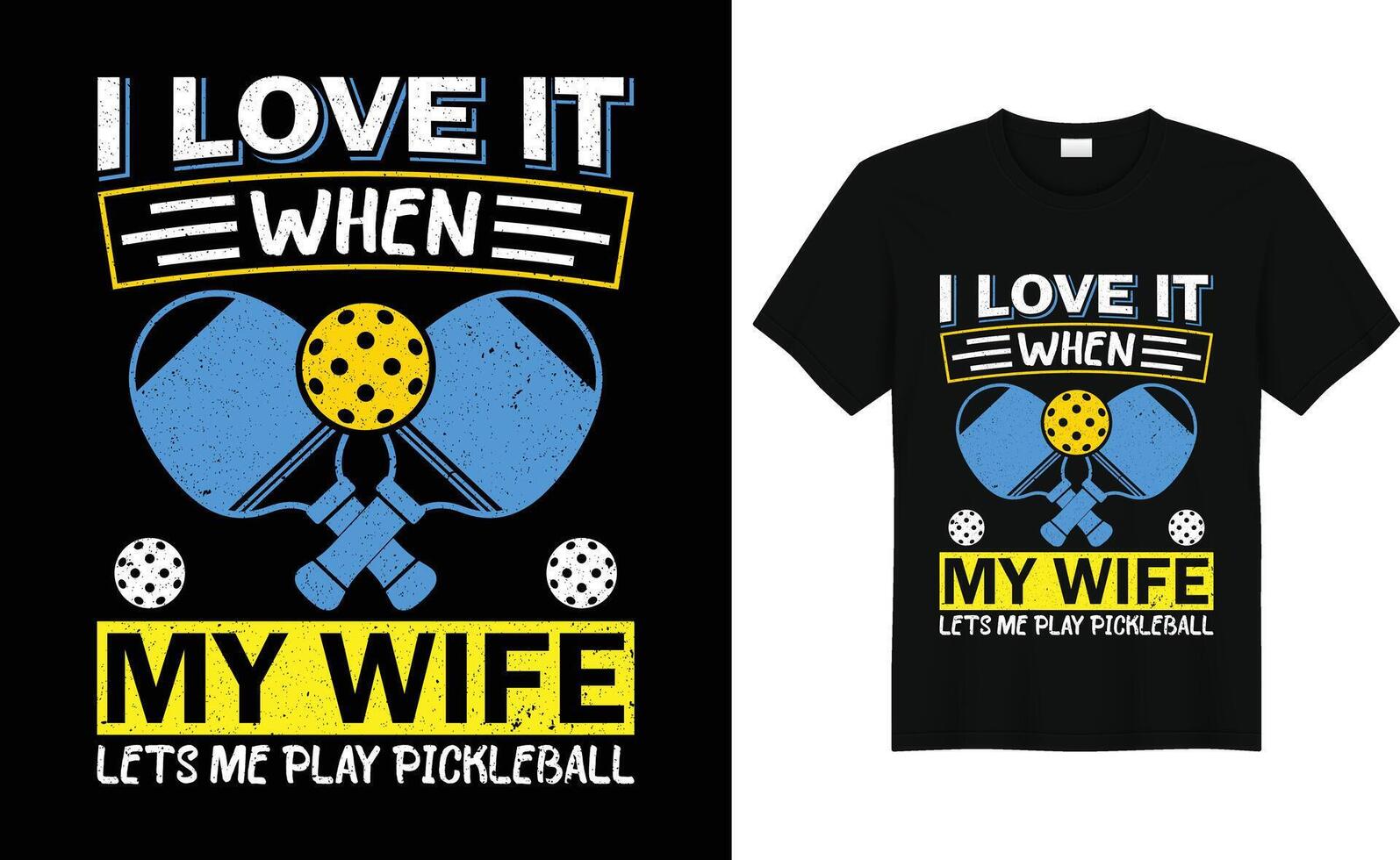 Vektor Pickleball T-Shirt Design oder Pickleball Poster Design oder Pickleball Illustration