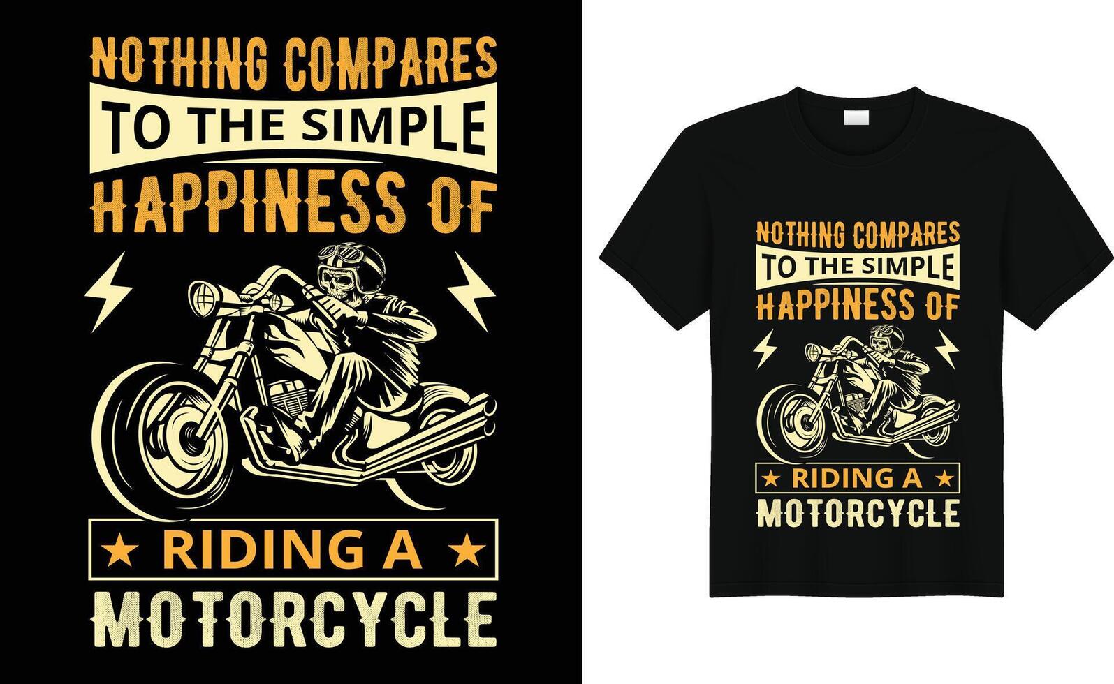 Vintage-Motorraddruck für Kleidung, T-Shirt-Grafiken, Vektor-T-Shirt-Design vektor