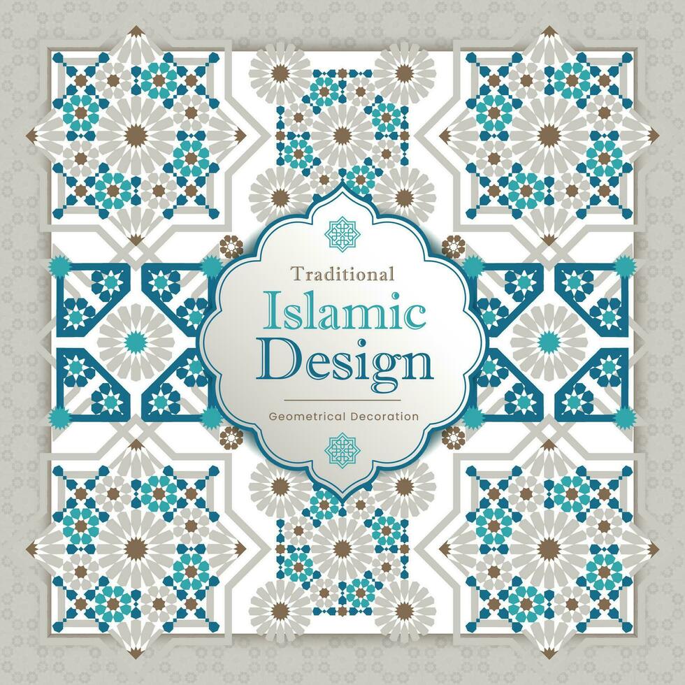 traditionell islamisch Design. Illustration von Blumen- islamisch  geometrisch Dekoration. Marokko nahtlos Grenze. Moschee Dekoration Element.  25945837 Vektor Kunst bei Vecteezy